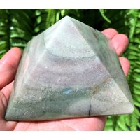 Natürliche Ozean Jaspis Pyramide/Natürliche Jasper Turm/Tumbled Septarium /Energie Stein /Dekoration/Meditation/Chakra/Meditation/Altar von CHCrystalGarden