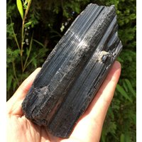 Top-Qualität Roh Große Natürliche Roh Schwarz Turmalin Stein/Rough Schwarz Quarz/Turmalin Mineral Probe/Schwarz Chunk von CHCrystalGarden