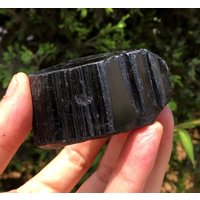 Top-Qualität Roh Große Natürliche Roh Schwarz Turmalin Stein/Rough Schwarz Quarz/Turmalin Mineral Probe/Schwarz Chunk von CHCrystalGarden