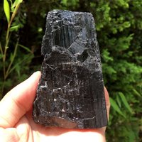 Top-Qualität Roh Große Natürliche Roh Schwarz Turmalin Stein/Rough Schwarz Quarz/Turmalin Mineral Probe/Schwarz Chunk von CHCrystalGarden