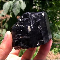 Top-Qualität Roh Große Natürliche Roh Schwarz Turmalin Stein/Rough Schwarz Quarz/Turmalin Mineral Probe/Schwarz Chunk von CHCrystalGarden