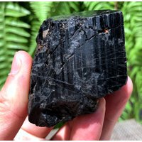 Top-Qualität Roh Große Natürliche Roh Schwarz Turmalin Stein/Rough Schwarz Quarz/Turmalin Mineral Probe/Schwarz Chunk von CHCrystalGarden