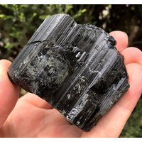 Top-Qualität Roh Große Natürliche Roh Schwarz Turmalin Stein/Rough Schwarz Quarz/Turmalin Mineral Probe/Schwarz Chunk von CHCrystalGarden