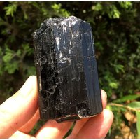 Top-Qualität Roh Große Natürliche Roh Schwarz Turmalin Stein/Rough Schwarz Quarz/Turmalin Mineral Probe/Schwarz Chunk von CHCrystalGarden