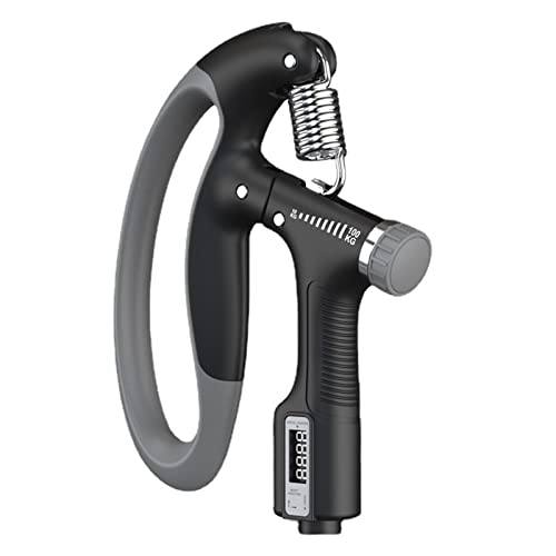 CHDWEY Grifftrainer 10-100kg Adjustable Hand Grip Fitness Heavy Gripper with Counter Finger Exerciser Grip Wrist Expander Gym Arm Muscle Training CHDWEY Grifftrainer 10-100kg Adjustable Hand Grip Fitness Heavy Gripper with Counter Finger Exerciser Grip Wrist Expander Gym Arm Muscle Training von CHDWEY