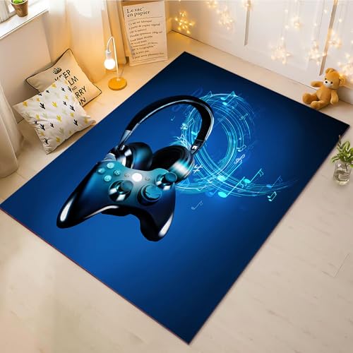 CHEFFS Gamepad Teppich Wohnzimmer 160x230cm Schlafzimmer Kinderteppich Kinderzimmer, Gaming Teppich Kinder Spielteppich Wohnzimmerteppich Fur Schlafzimmer Dekoration(2,50X80CM) von CHEFFS