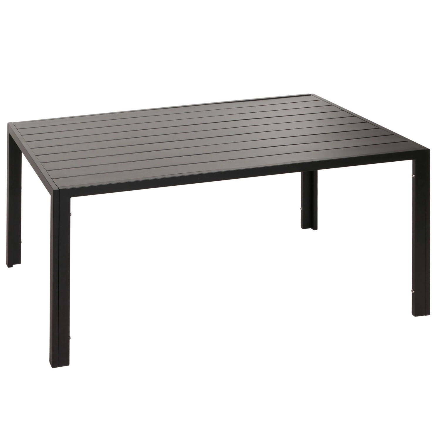 CHEFGASTRO Alu-Esstisch 72x140x80cm Wetterfest Anthrazit von CHEFGASTRO