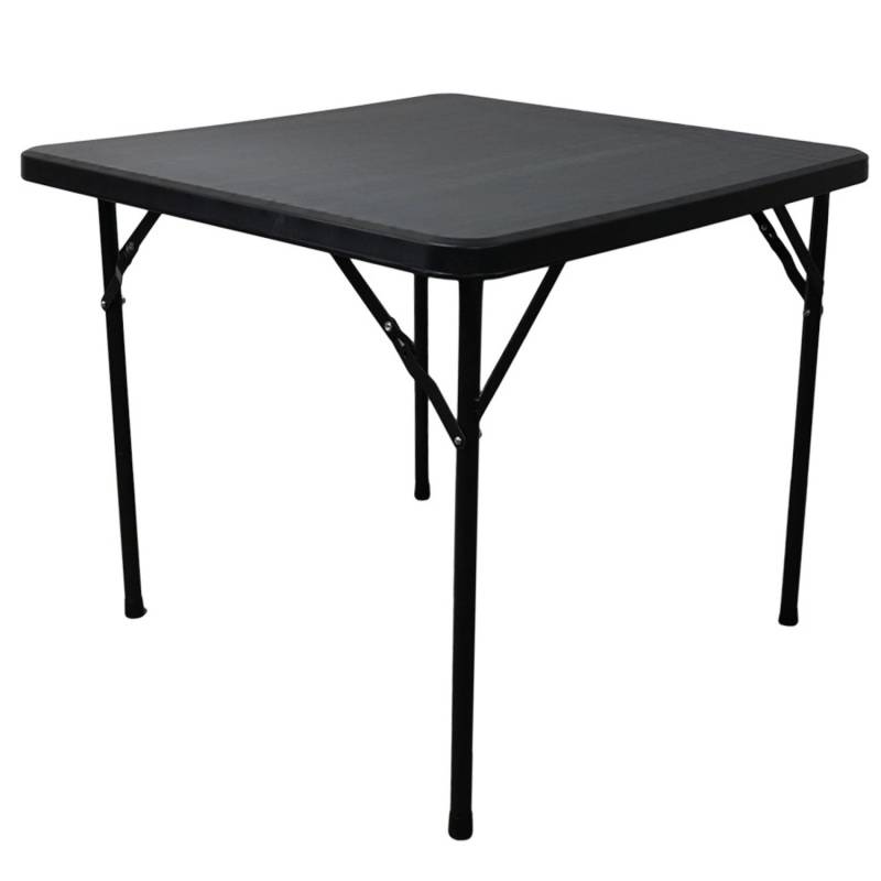 CHEFGASTRO Balkontisch Klappbar 86x86cm Gartentisch Wetterfest 4 Personen Kunststoff Schwarz Campingtisch Outdoor Klapptisch Bistrotisch CHEFGASTRO Balkontisch Klappbar 86x86cm Gartentisch Wetterfest 4 Personen Kunststoff Schwarz Campingtisch Outdoor Klapptisch Bistrotisch von CHEFGASTRO