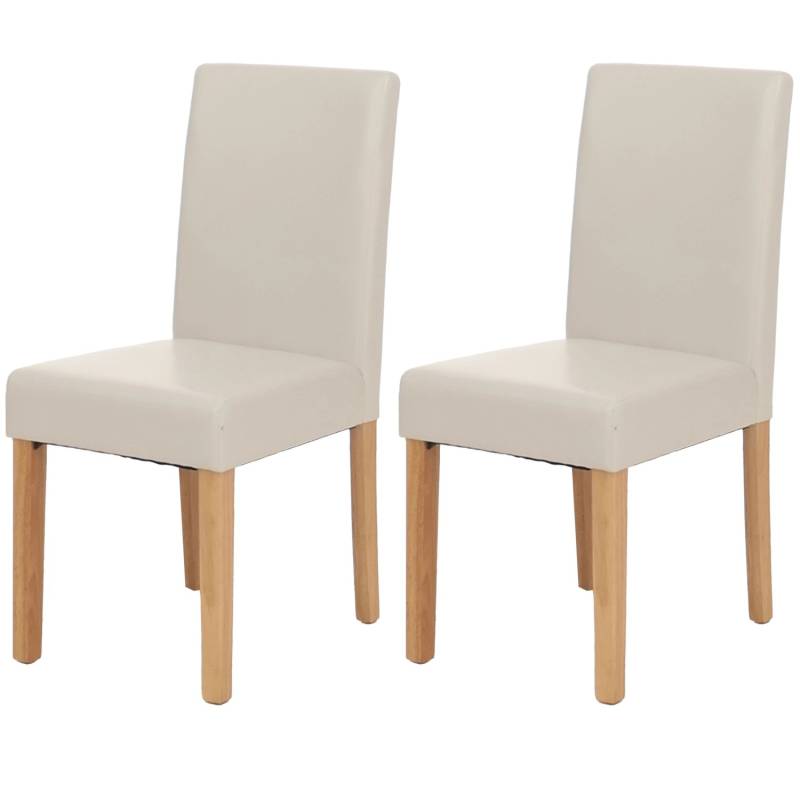 CHEFGASTRO Esszimmerstuhl 2er-Set Klassisch & Zeitlos 90x43x56cm Sitzhöhe 45cm Kunstleder Helle Beine Weiß CHEFGASTRO Esszimmerstuhl 2er-Set Klassisch & Zeitlos 90x43x56cm Sitzhöhe 45cm Kunstleder Helle Beine Weiß von CHEFGASTRO