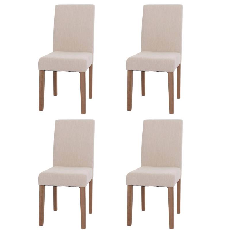 CHEFGASTRO Esszimmerstuhl 4er-Set Klassisch & Zeitlos 90x42x50cm Sitzhöhe 47cm Stoff/Textil Chenille Holz Naturfarbene Beine Creme CHEFGASTRO Esszimmerstuhl 4er-Set Klassisch & Zeitlos 90x42x50cm Sitzhöhe 47cm Stoff/Textil Chenille Holz Naturfarbene Beine Creme von CHEFGASTRO
