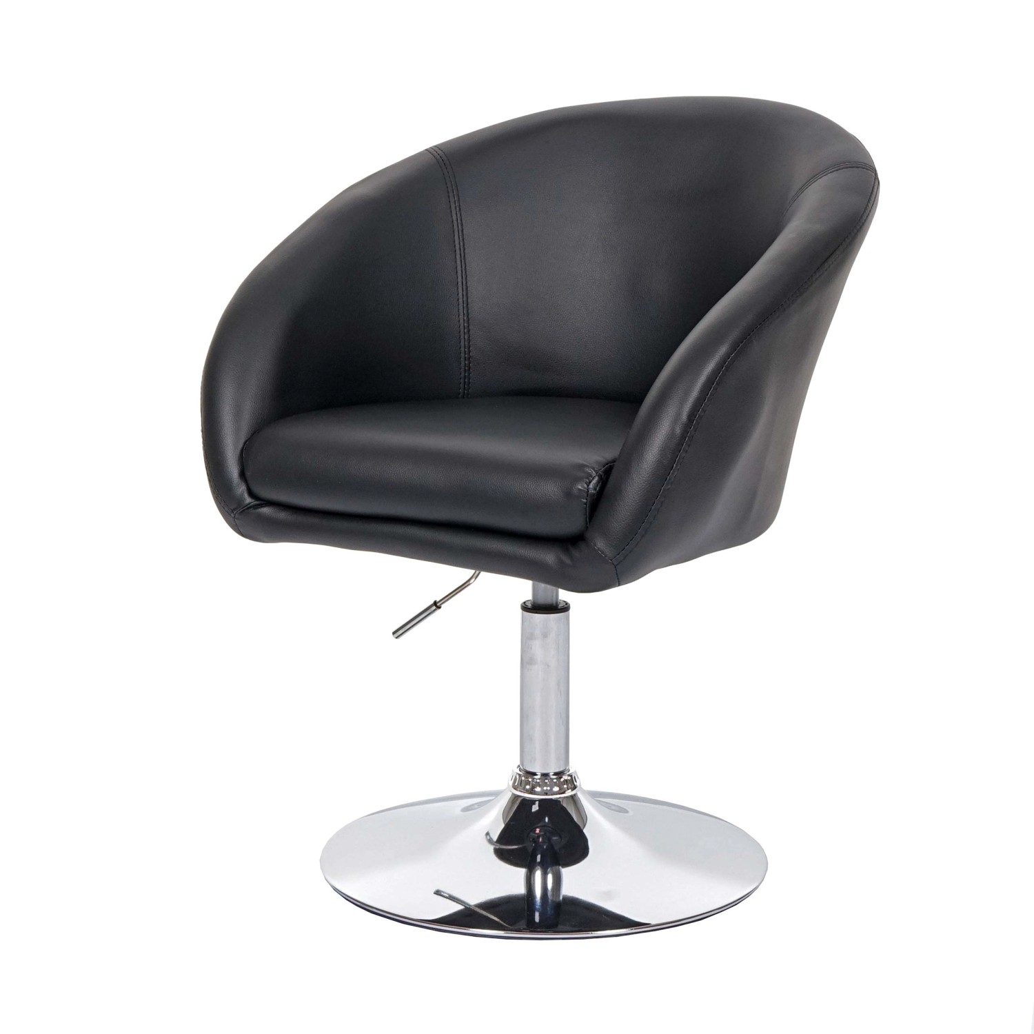 CHEFGASTRO Esszimmerstuhl Gepolstert 90x59x60cm Sitzhöhe 45cm Drehbar Höhenverstellbar Kunstleder Schwarz CHEFGASTRO Esszimmerstuhl Gepolstert 90x59x60cm Sitzhöhe 45cm Drehbar Höhenverstellbar Kunstleder Schwarz von CHEFGASTRO