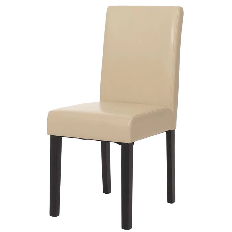 CHEFGASTRO Esszimmerstuhl Klassisch & Zeitlos 90x43x56cm Sitzhöhe 45cm Kunstleder Dunkle Beine Creme CHEFGASTRO Esszimmerstuhl Klassisch & Zeitlos 90x43x56cm Sitzhöhe 45cm Kunstleder Dunkle Beine Creme von CHEFGASTRO