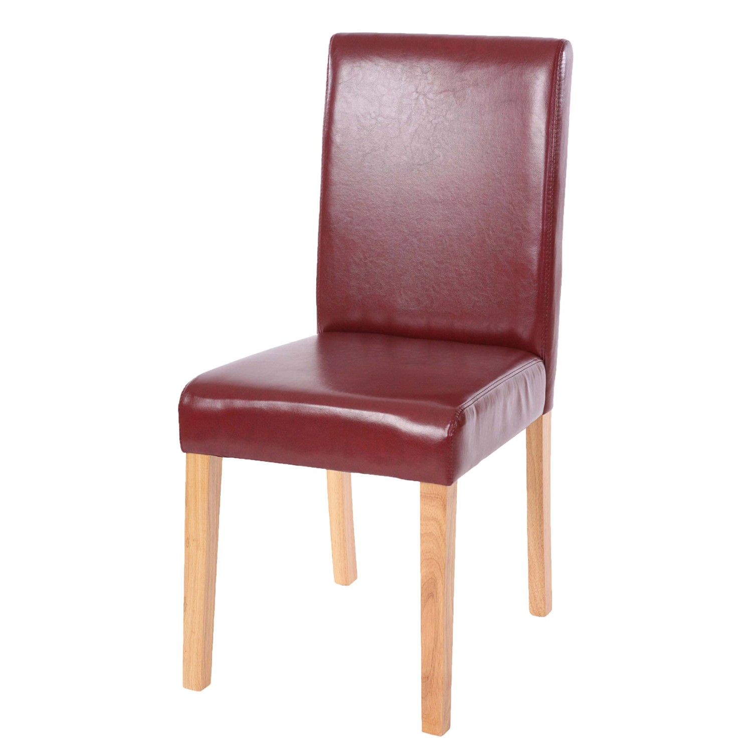 CHEFGASTRO Esszimmerstuhl Klassisch & Zeitlos 90x43x56cm Sitzhöhe 45cm Kunstleder Helle Beine Rot-Braun CHEFGASTRO Esszimmerstuhl Klassisch & Zeitlos 90x43x56cm Sitzhöhe 45cm Kunstleder Helle Beine Rot-Braun von CHEFGASTRO
