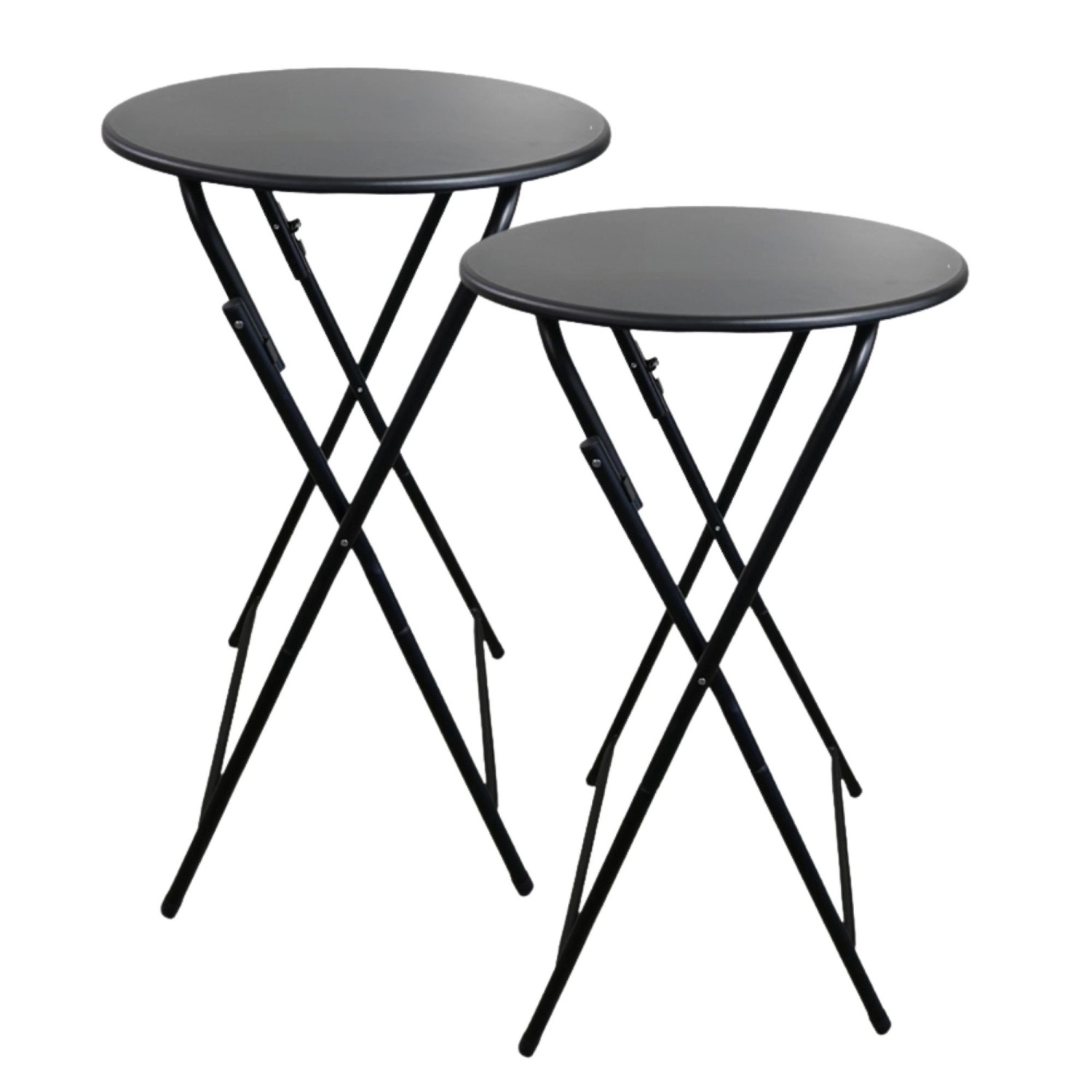 Chefgastro Stehtisch 2er Set Mit Hussen Klappbar Rund Hxø 110X60Cm Bistrotisch Stahl MDF-Platte Mit Pvc-Beschichtung Schwarz Wetterfest Gartentisch Chefgastro Stehtisch 2er Set Mit Hussen Klappbar Rund Hxø 110X60Cm Bistrotisch Stahl MDF-Platte Mit Pvc-Beschichtung Schwarz Wetterfest Gartentisch von CHEFGASTRO