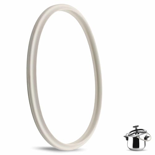 CHEFZOCO Gummi für Express-Töpfe, Silikondichtung für Schnellkochtopf, Gummidichtung für Express-Topf, Innendurchmesser 22 cm, Außendurchmesser 24,5 cm, passend für Modelle bis 2012 von CHEFZOCO