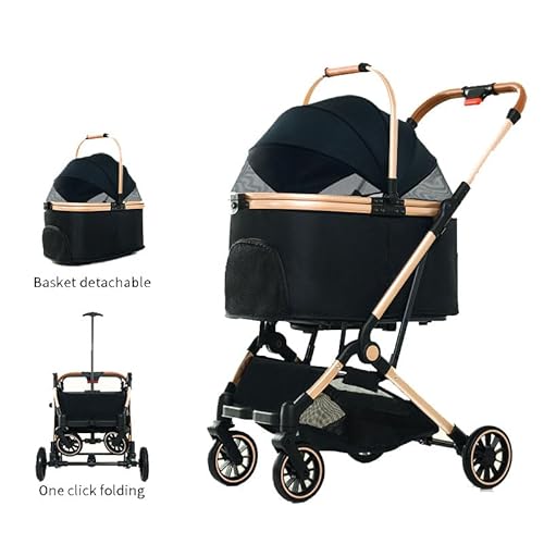 CHEMYO 3 in1 Hundebuggy Transporttasche Katzenbuggy, Hundebuggy bis 20kg Netzfenstern Getränkehalter Kuscheldecke Katzenbuggy Jogger Buggy für Haustiere CHEMYO 3 in1 Hundebuggy Transporttasche Katzenbuggy, Hundebuggy bis 20kg Netzfenstern Getränkehalter Kuscheldecke Katzenbuggy Jogger Buggy für Haustiere von CHEMYO