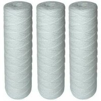 Lot de 3 Cartouches Filtrantes Bobinées pour Filtre à Eau – Filtration des Sédiments jusqu’à 25 microns – Format Standard Universel 10" pouces – Lot de 3 Cartouches Filtrantes Bobinées pour Filtre à Eau – Filtration des Sédiments jusqu’à 25 microns – Format Standard Universel 10" pouces – von CHENDYY