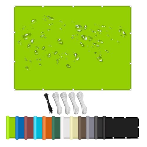 Stoff für Sonnensegel,Balkonbespannung mit Seil,Sonnensegel Wasserdicht mit ösen,Quadrat PES Polyester Sonnenschutzfür Gartenanlagen, Camping und Freizeit Grün 1.4x2.6m Stoff für Sonnensegel,Balkonbespannung mit Seil,Sonnensegel Wasserdicht mit ösen,Quadrat PES Polyester Sonnenschutzfür Gartenanlagen, Camping und Freizeit Grün 1.4x2.6m von CHENG