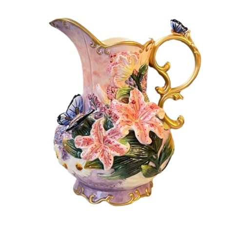 Blumenvase, Elegante Keramikvase als Dekoration for Ihr Zuhause – stilvolles Ornament for Fernsehschrank, Eingangsbereich, Esszimmer oder Weinkühler – perfekter Akzent for moderne Inneneinrichtungen Blumenvase, Elegante Keramikvase als Dekoration for Ihr Zuhause – stilvolles Ornament for Fernsehschrank, Eingangsbereich, Esszimmer oder Weinkühler – perfekter Akzent for moderne Inneneinrichtungen von CHENGAIJIAN