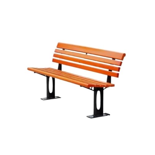 CHENGAIJIAN Außenbank, Parkbank for den Außenbereich mit Rückenlehne – Robuster Gartenstuhl for Terrasse, Hof und öffentliche Plätze Gartenbank von CHENGAIJIAN