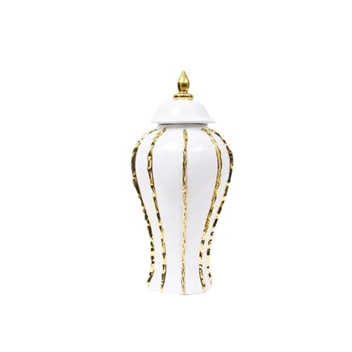 CHENGAIJIAN Blumenvase, Keramikvase, galvanisiertes Gold, Wird EIN Glas for den Heim-TV-Schrank, Dekorationen for das Wohnzimmer, Ornamente von CHENGAIJIAN