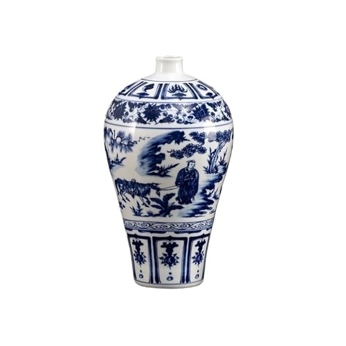 CHENGAIJIAN Blumenvase, Klassische Keramikvase als Wohnzimmerdekor – Elegantes dekoratives Ornament, perfekt for die Inneneinrichtung von Häusern, Vasen zur Dekoration(L) von CHENGAIJIAN