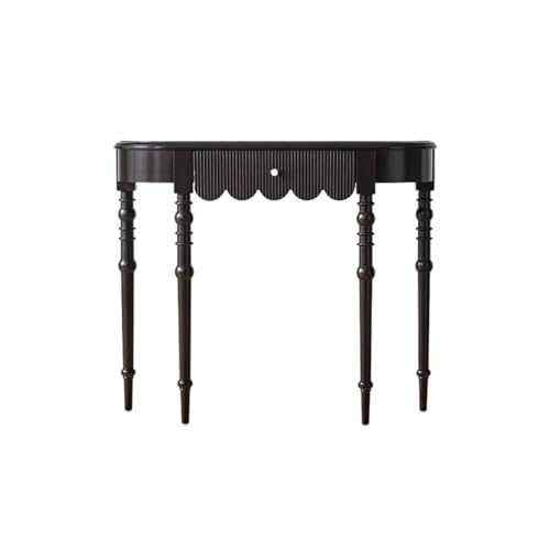 CHENGAIJIAN Eingangstisch, Schwarzer Eingangsschrank - Schmaler Flurschrank for das Wohnzimmer, Wohnungskonsole for kleine Räume Konsolentisch von CHENGAIJIAN