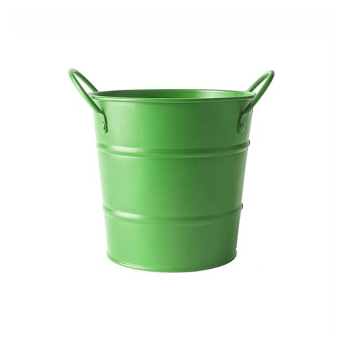 CHENGAIJIAN Eiskübel 600 ml Eiskübel Edelstahl Geschirr Snack Eimer Eiskübel Mini Aufbewahrungseimer Desktop Mülleimer(Green) von CHENGAIJIAN
