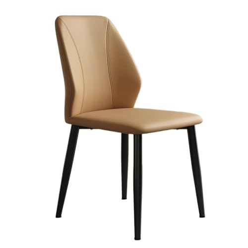 CHENGAIJIAN Esszimmerstühle, Moderner minimalistischer Stuhl mit Rückenlehne for den Esstisch zu Hause und im Hotel Küchen- & Esszimmerstühle(Orange) von CHENGAIJIAN