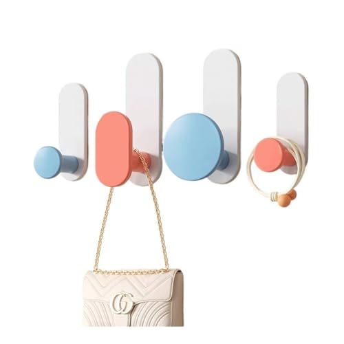 CHENGAIJIAN Garderobenständer Wandhalterung Haken ohne Stanzen, tragender Haken for den Eingang, hängender Kleiderständer an der Tür hinten, an der Wand befestigter Hut, selbstklebender Haken(White) CHENGAIJIAN Garderobenständer Wandhalterung Haken ohne Stanzen, tragender Haken for den Eingang, hängender Kleiderständer an der Tür hinten, an der Wand befestigter Hut, selbstklebender Haken(White) von CHENGAIJIAN