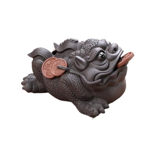 CHENGAIJIAN Lila Sand Tee Haustier Ornament - Dekoratives Teetisch-Accessoire for Wohlstandstee-Set-Zubehör(Gray,S) von CHENGAIJIAN