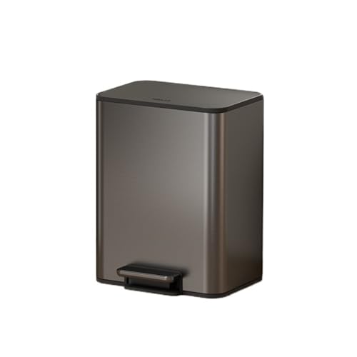 CHENGAIJIAN Mülleimer, Küchenmülleimer aus Edelstahl, großes Fassungsvermögen for Zuhause und Wohnzimmer Mülleimer(13L) von CHENGAIJIAN