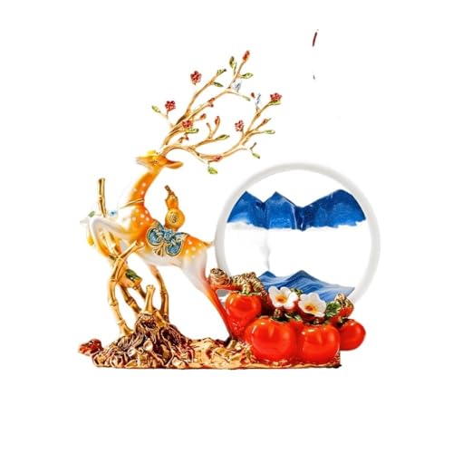 CHENGAIJIAN Treibsandmalerei Wohnzimmerdeko, Schlichtes Dekoobjekt(Blue) von CHENGAIJIAN