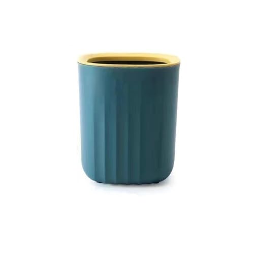 CHENGAIJIAN kleiner Mülleimer Deckelloser Desktop-Mülleimer, kleiner Mülleimer for den Couchtisch im Wohnzimmer(Blue) von CHENGAIJIAN