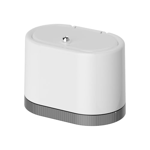 CHENGAIJIAN kleiner Mülleimer Desktop-Mülleimer Kleine Kommode Wohnzimmer Mit Deckel Unordnung Bin(White) von CHENGAIJIAN