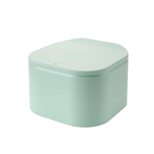 CHENGAIJIAN kleiner Mülleimer Kleiner Mülleimer mit Druckknopf-Pop-Up-Deckel for Schreibtisch, Couchtisch und Wohnzimmer(Green) von CHENGAIJIAN
