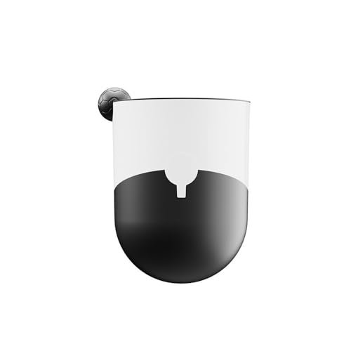 CHENGAIJIAN kleiner Mülleimer Mini-Mülleimer ohne Kippfunktion for Zuhause, Badezimmer, Auto und Schreibtisch – kleiner Mülleimer(Black,L) von CHENGAIJIAN
