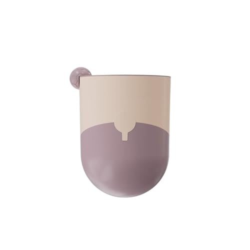CHENGAIJIAN kleiner Mülleimer Mini-Mülleimer ohne Kippfunktion for Zuhause, Badezimmer, Auto und Schreibtisch – kleiner Mülleimer(Purple,L) von CHENGAIJIAN