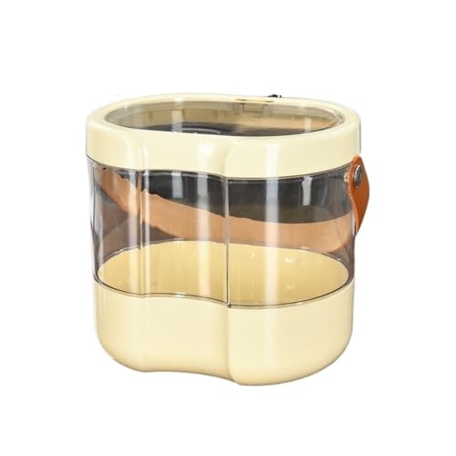 CHENGAIJIAN kleiner Mülleimer Mini-Press-Mülleimer for Schreibtisch, Büro, Zuhause – kleiner Abfalleimer(Yellow) von CHENGAIJIAN