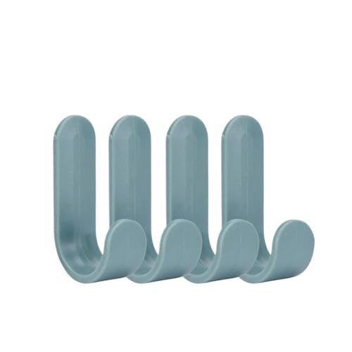 Garderobenständer Wandhalterung 4PCS/1PC Wohnkultur Schlüssel Halter Handtuch Haken Kunststoff Tür Kleiderbügel Selbstklebende Wand Aufhänger Hut Racks schlüssel Aufhänger Wand Veranstalter(Green) von CHENGAIJIAN