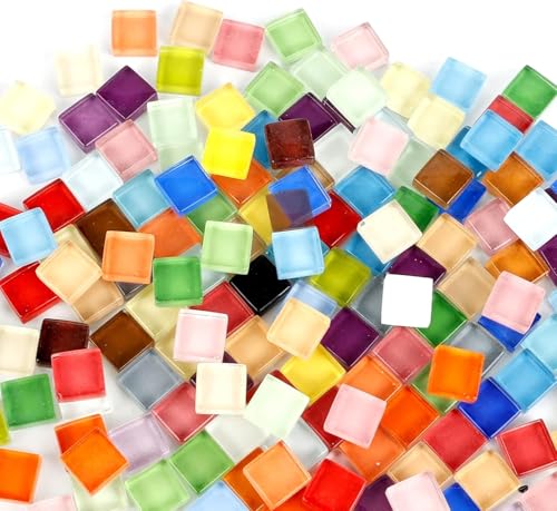 1kg Glasmosaiksteine Quadratische Mosaiksteine zum Basteln 1x1cm Bunt Mosaik Steine ca. 1200 Stück Kristall Mosaikfliesen Mini Mosaik Fliesen für DIY Kunstprojekte, Mosaikdekorationen, Heimdekoration 1kg Glasmosaiksteine Quadratische Mosaiksteine zum Basteln 1x1cm Bunt Mosaik Steine ca. 1200 Stück Kristall Mosaikfliesen Mini Mosaik Fliesen für DIY Kunstprojekte, Mosaikdekorationen, Heimdekoration von CHENGCKJ