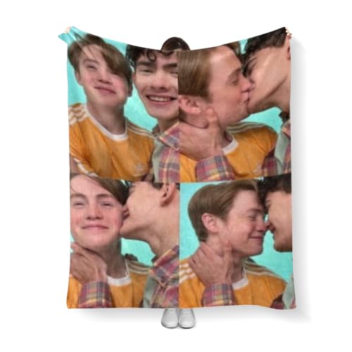 CHENGHUO Heart TV Nick & Charlie Fans Geschenk Heart,Kuscheldecke Flauschig Decke Fleecedecke - Wohndecke,Kuscheldecken 150x200cm, Kinderdecken (D,135x200) von CHENGHUO