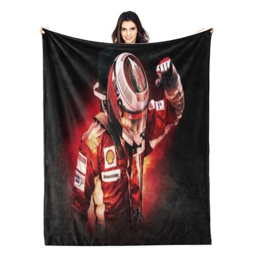 Charles 16 Fleecedecke,F1 Rennen Flauschige Kuscheldecken,Wohndecke Überwurfdecke,Flauschig Kuscheldecke Sofadecke,personalisierte Geschenke (C,135x200) von CHENGHUO