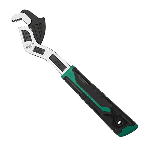Selbstjustierende Ratsche Chrom-Vanadium-Stahl Universaler Rohrschlüssel Multifunktion für Autoreparatur und Heimwerker 10_inches von CHENGNAN