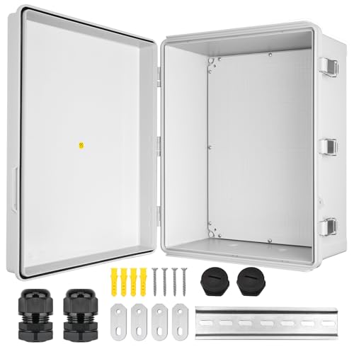 CHENGPI Verteilerkasten Aufputz,Verteilerschrank Industriegehäuse Schaltkasten,IP66 Elektrische Abzweigdose,Verteilerkasten Außen Wasserdicht,Anschlussdose 430×530×200MM von CHENGPI