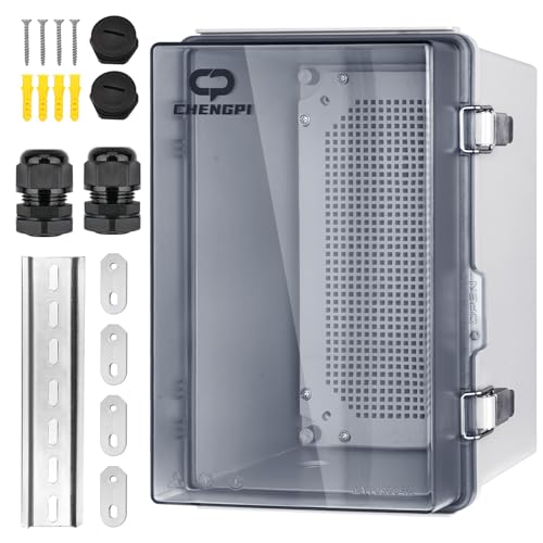CHENGPI Wasserdichter Verteilerkasten für den Außenbereich,IP66 Abzweigkasten ABS Elektrisches Anschlusskästen,DIY Kunststoff Fall Verdrahtungs Schalter Box 200×300×170MM CHENGPI Wasserdichter Verteilerkasten für den Außenbereich,IP66 Abzweigkasten ABS Elektrisches Anschlusskästen,DIY Kunststoff Fall Verdrahtungs Schalter Box 200×300×170MM von CHENGPI
