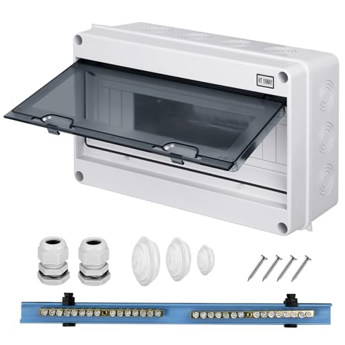 CHENGPI Verteilerkasten Aufputzmit Kupferstäben,IP65 Waterproof Sicherungskasten für Zuhause/Büro,1-Reihig für 15 Module CHENGPI Verteilerkasten Aufputzmit Kupferstäben,IP65 Waterproof Sicherungskasten für Zuhause/Büro,1-Reihig für 15 Module von CHENGPI