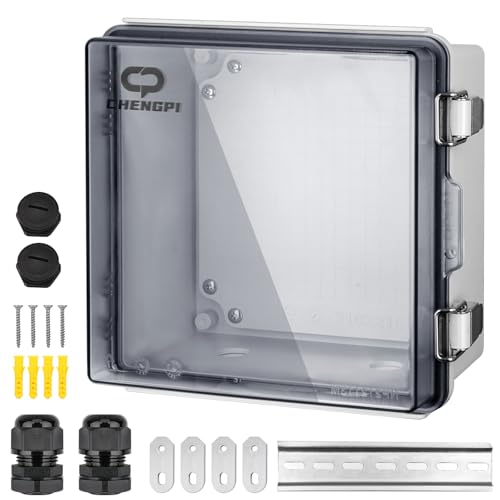 CHENGPI Wasserdichter Verteilerkasten für den Außenbereich,IP66 Abzweigkasten ABS Elektrisches Anschlusskästen,DIY Kunststoff Fall Verdrahtungs Schalter Box 210×210×130MM CHENGPI Wasserdichter Verteilerkasten für den Außenbereich,IP66 Abzweigkasten ABS Elektrisches Anschlusskästen,DIY Kunststoff Fall Verdrahtungs Schalter Box 210×210×130MM von CHENGPI