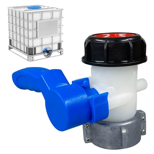 Chengshi IBC Ventil, 62mm DN40 Kugelhahn 1000L IBC Tonnen Eimer Kunststoff Integrierte Absperrklappe Bewässerungsausrüstung Integriertes Absperrventil Chengshi IBC Ventil, 62mm DN40 Kugelhahn 1000L IBC Tonnen Eimer Kunststoff Integrierte Absperrklappe Bewässerungsausrüstung Integriertes Absperrventil von CHENGSHI