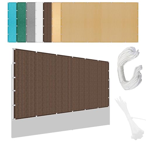 Sonnensegel Rechteckig Atmungsaktiv 310 x 390 cm Rechteckig Atmungsaktiv Sonnenschutz Windschutz Balkonbespannung Reißfest Vielen Größen mit Spannseilen für Garten Camping, braun Sonnensegel Rechteckig Atmungsaktiv 310 x 390 cm Rechteckig Atmungsaktiv Sonnenschutz Windschutz Balkonbespannung Reißfest Vielen Größen mit Spannseilen für Garten Camping, braun von CHENGTT